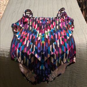 Longitude size 12 one piece swimsuit